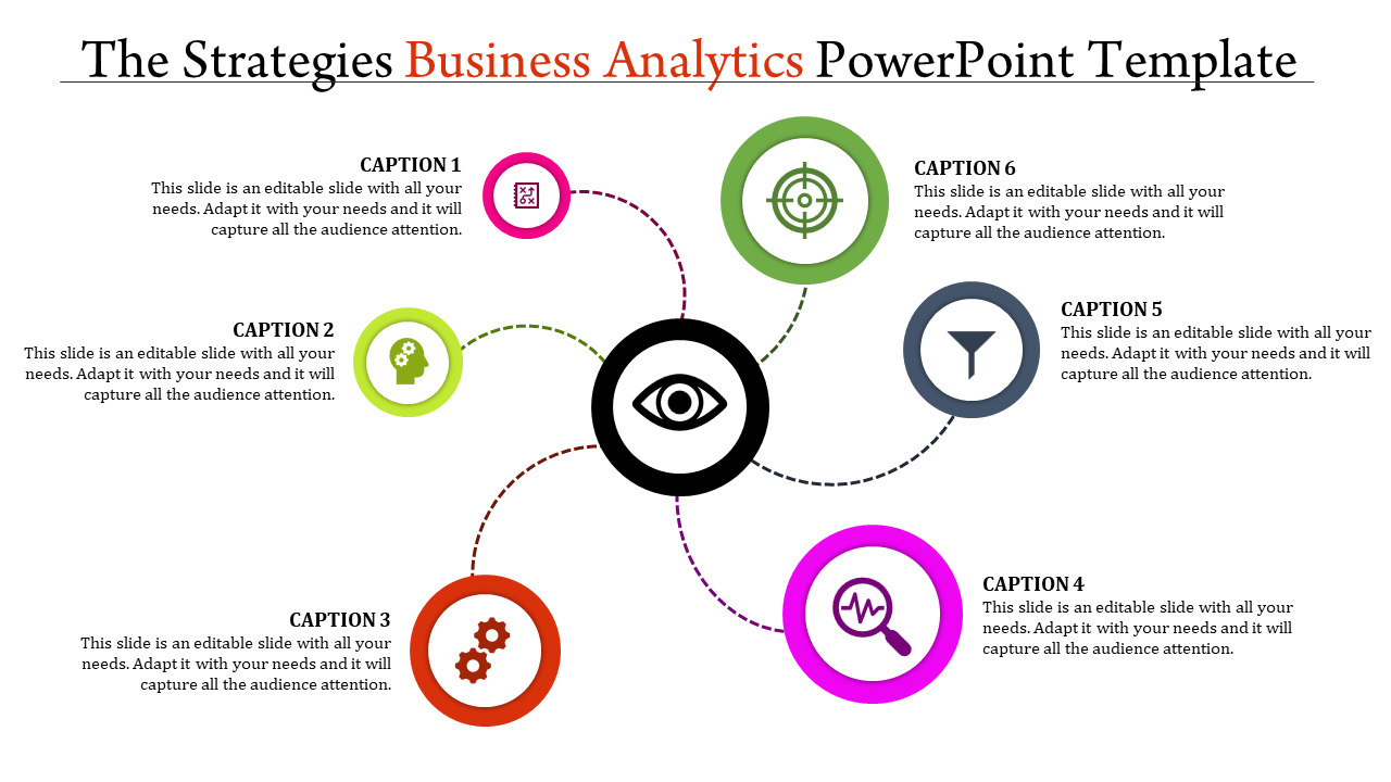 business analytics powerpoint template-The strategies business analytics powerpoint template